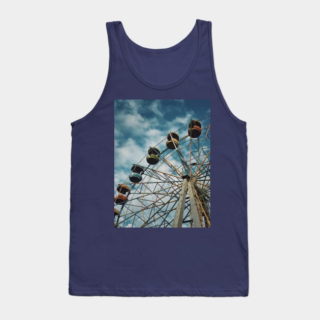 abandoned ferris wheel Tank Top by psychoshadow